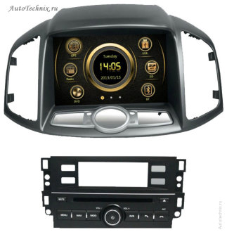 Штатная магнитола для Chevrolet Captiva (2012+) Штатная автомагнитола для Chevrolet Captiva (2012 +). Штатное головное устройство с gps навигацией на OS Win CE-6 с поддержкой 2G/3G соединения с интернетом. Штатная магнитола с 7” (17,5 см) немоторизованным сенсорным экраном повышенной чёткости (800x480), встроенным GPS навигатором с функцией приема информации о пробках, TV/FM-тюнером, комбинированным приводом CD/MP-3/MP-4/DVD, с поддержкой карт памяти SD\MMC, встроенными 2 USB портами и Bluetooth – для организации громкой связи в салоне автомобиля.