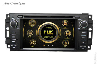 Штатная магнитола для Chrysler / Jeep / Dodge Штатная автомагнитола для Chrysler / Jeep / Dodge. Штатное головное устройство с gps навигацией на OS Win CE-6 с поддержкой 2G/3G соединения с интернетом. Штатная автомагнитола с 7” (17,5 см) немоторизованным сенсорным экраном повышенной чёткости (800x480), встроенным GPS навигатором с функцией приема информации о пробках, TV/FM-тюнером, комбинированным приводом CD/MP-3/MP-4/DVD, с поддержкой карт памяти SD\MMC, встроенными 2 USB портами и Bluetooth – для организации громкой связи в салоне автомобиля.