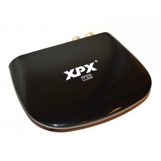 Цифровой ресивер XPX T32 Цифровой эфирный ресивер XPX T32 - цифровой приемник для просмотра цифрового телевидения, полностью совместимый с форматами, используемыми в России. Данное устройство возможно использовать с любым телевизором, имеющим аудио-видео вход или HDMI вход (в том числе и компьютерные мониторы). Ресивер можно использовать и в качестве медиаплеера; устройство поддерживает запись на внешние USB носители и большинство популярных видео/аудио форматов: MPEG1/2/4, DivX, TS, MKV, MP3, WMA, AC3. Поддержка функции TimeShift (возможность поставить прямой эфир «на паузу» и вернуться к просмотру с того же самого места позднее). Подходит для установки в автомобиле.