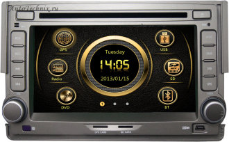Штатная магнитола для Hyundai Starex H1 Штатная автомагнитола для Hyundai Starex H1. Штатное головное устройство с gps навигацией на OS Win CE-6 с поддержкой 2G/3G соединения с интернетом. Штатная магнитола с 7” (17,5 см) немоторизованным сенсорным экраном повышенной чёткости (800x480), встроенным GPS навигатором с функцией приема информации о пробках, TV/FM-тюнером, комбинированным приводом CD/MP-3/MP-4/DVD, с поддержкой карт памяти SD\MMC, встроенными 2 USB портами и Bluetooth – для организации громкой связи в салоне автомобиля