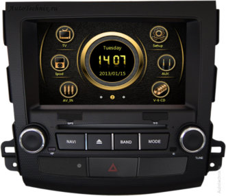 Штатная магнитола для Mitsubishi Outlander XL (2006-2011) Штатная автомагнитола для Mitsubishi Outlander XL (2006-2011). Штатное головное устройство с gps навигацией на OS Win CE-6 с поддержкой 2G/3G соединения с интернетом. Штатная автомагнитола с 7” (17,5 см) немоторизованным сенсорным экраном повышенной чёткости (800x480), встроенным GPS навигатором с функцией приема информации о пробках, TV/FM-тюнером, комбинированным приводом CD/MP-3/MP-4/DVD, с поддержкой карт памяти SD\MMC, встроенными 2 USB портами и Bluetooth – для организации громкой связи в салоне автомобиля.