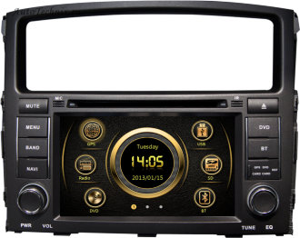 Штатная магнитола для Mitsubishi Pajero IV (2006-2013) Штатная автомагнитола для Mitsubishi Pajero IV (2006-2013). Штатное головное устройство с gps навигацией на OS Win CE-6 с поддержкой 2G/3G соединения с интернетом. Штатная магнитола с 7” (17,5 см) немоторизованным сенсорным экраном повышенной чёткости (800x480), встроенным GPS навигатором с функцией приема информации о пробках, TV/FM-тюнером, комбинированным приводом CD/MP-3/MP-4/DVD, с поддержкой карт памяти SD\MMC, встроенными 2 USB портами и Bluetooth – для организации громкой связи в салоне автомобиля.