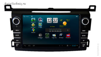 Штатная магнитола на Android для Toyota RAV 4 (2013+) Штатная автомагнитола для Toyota RAV 4 (2013+).  Штатное головное устройство с gps навигацией на OS Android 2.3.4 с поддержкой WiFi и 2G/3G соединения с интернетом. Штатная магнитола с 7” (17,5 см) немоторизованным сенсорным экраном повышенной чёткости (800x480), встроенным GPS навигатором с функцией приема информации о пробках, FM-тюнером, комбинированным приводом CD/MP-3/MP-4/DVD, с поддержкой карт памяти SD\MMC, встроенными 2 USB портами и Bluetooth – для организации громкой связи в салоне автомобиля!!! Возможность подключения камеры заднего вида. 