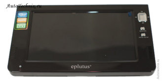 Портативный телевизор EPLUTUS EP-7103 EPLUTUS EP-7103 - Портативный ЖК телевизор со встроенным аккумулятором (до 1,5-2х часов автономной работы) экраном 7" (17,5 см), встроенным FM тюнером и  функцией просмотра фотографий, фильмов, прослушивания музыки со съёмных носителей информации: USB , SD, MMC, MS. 
Автомобильный телевизор EPLUTUS EP-7103 оснащен выносной FM-TV антенной. Есть возможность подключить обычную антенну с помощью специального переходника (поставляется в комплекте). Помимо двух стандартных AV входов и выхода, также имеется выход для подключения наушников и USB-порт для подключения внешнего накопителя ("флешки"), универсальный разъем для карт памяти SD/MS/MMC. 
Встроенный FM тюнер 87,0-108,0 МГц