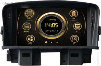 Штатная магнитола для Chevrolet Cruze (2008-2011) Daewoo Lacetti Premiere(2008-2011) Штатная автомагнитола для Chevrolet Cruze (2008-2011), Daewoo Lacetti Premiere(2008-2011). Штатное головное устройство с gps навигацией на OS Win CE-6 с поддержкой 2G/3G соединения с интернетом. Штатная магнитола с 7” (17,5 см) немоторизованным сенсорным экраном повышенной чёткости (800x480), встроенным GPS навигатором с функцией приема информации о пробках, TV/FM-тюнером, комбинированным приводом CD/MP-3/MP-4/DVD, с поддержкой карт памяти SD\MMC, встроенными 2 USB портами и Bluetooth – для организации громкой связи в салоне автомобиля