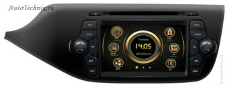 Штатная магнитола для Kia Ceed (2012+) Штатная автомагнитола для Kia Ceed (2012+). Штатное головное устройство с gps навигацией на OS Win CE-6 с поддержкой 2G/3G соединения с интернетом. Штатная магнитола с 7” (17,5 см) немоторизованным сенсорным экраном повышенной чёткости (800x480), встроенным GPS навигатором с функцией приема информации о пробках, TV/FM-тюнером, комбинированным приводом CD/MP-3/MP-4/DVD, с поддержкой карт памяти SD\MMC, встроенными 2 USB портами и Bluetooth – для организации громкой связи в салоне автомобиля. 