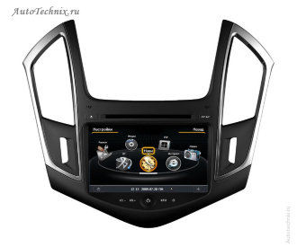 Штатная магнитола для Chevrolet Cruze (2013+) Штатная автомагнитола для Chevrolet Cruze (2013+). Штатное головное устройство с gps навигацией на OS Win CE-6 с поддержкой 2G/3G соединения с интернетом. Штатная магнитола с 7” (17,5 см) немоторизованным сенсорным экраном повышенной чёткости (800x480), встроенным GPS навигатором с функцией приема информации о пробках, TV/FM-тюнером, комбинированным приводом CD/MP-3/MP-4/DVD, с поддержкой карт памяти SD\MMC, встроенными 2 USB портами и Bluetooth – для организации громкой связи в салоне автомобиля.